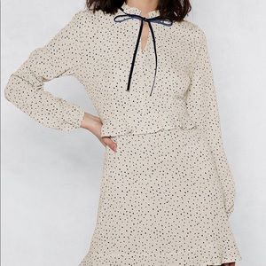 Nasty Gal Polka Dot Dress